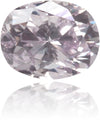 Natural Purple Diamond Oval 0.12 ct Polished