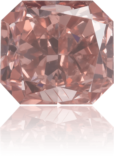 Natural Pink Diamond Rectangle 0.26 ct Polished