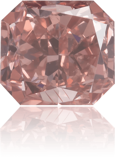 Natural Pink Diamond Rectangle 0.26 ct Polished