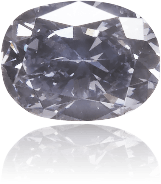 Natural Blue Diamond Oval 0.10 ct Polished
