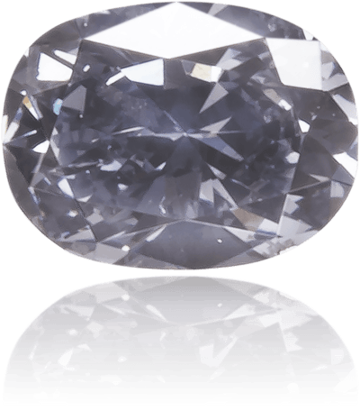 Natural Blue Diamond Oval 0.10 ct Polished