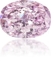 Natural Purple Diamond Oval 0.34 ct Polished