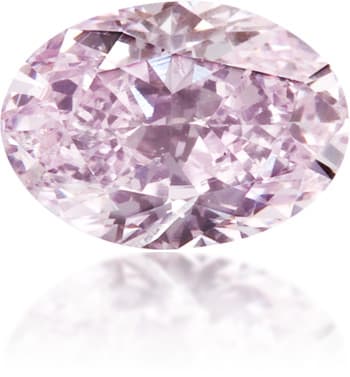 Natural Purple Diamond Oval 0.27 ct Polished