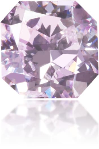 Natural Purple Diamond Square 0.24 ct Polished