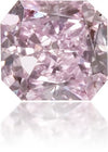 Natural Purple Diamond Rectangle 0.34 ct Polished