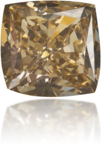 Natural Brown Diamond Square 0.47 ct Polished