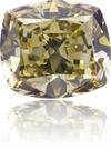 Natural Green Diamond Cushion 2.51 ct Polished