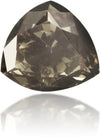 Natural Gray Diamond Triangle 1.02 ct Polished
