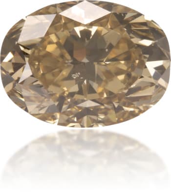 Natural Brown Diamond Oval 1.00 ct Polished