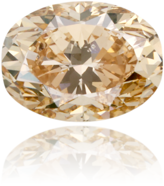 Natural Brown Diamond Oval 1.00 ct Polished