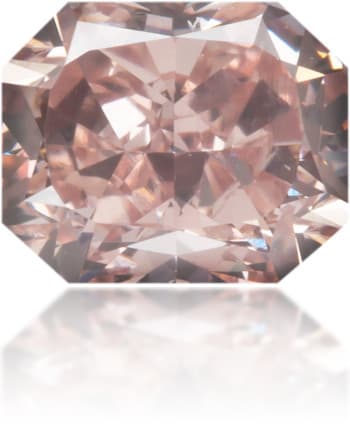 Natural Pink Diamond Rectangle 0.65 ct Polished