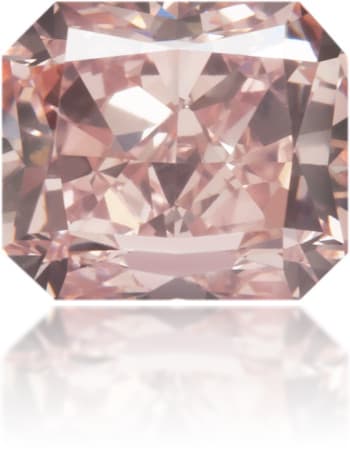 Natural Pink Diamond Rectangle 0.56 ct Polished