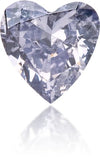 Natural Blue Diamond Heart Shape 0.16 ct Polished
