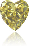 Natural Green Diamond Heart Shape 0.16 ct Polished