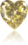 Natural Yellow Diamond Heart Shape 0.27 ct Polished