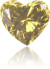 Natural Green Diamond Heart Shape 0.31 ct Polished