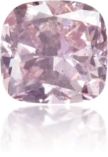 Natural Purple Diamond Cushion 0.46 ct Polished