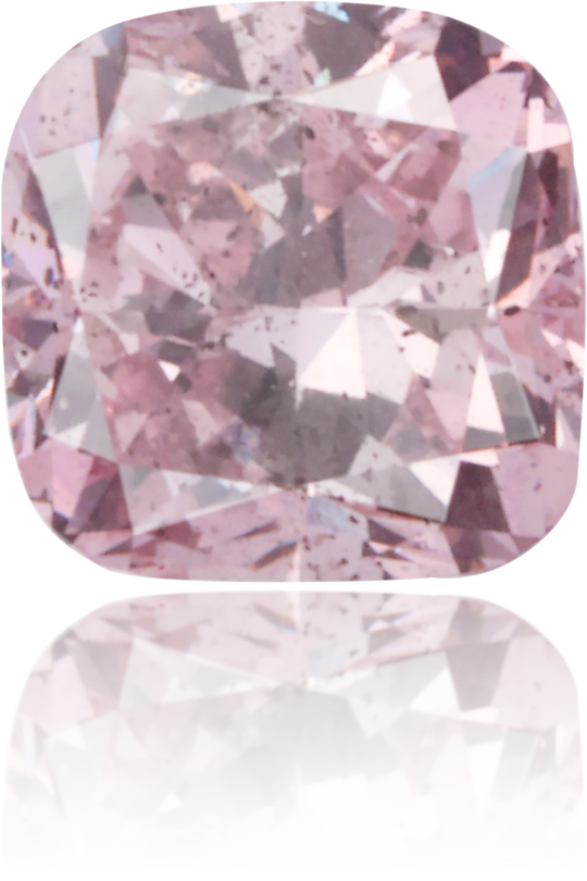 Natural Purple Diamond Cushion 0.46 ct Polished