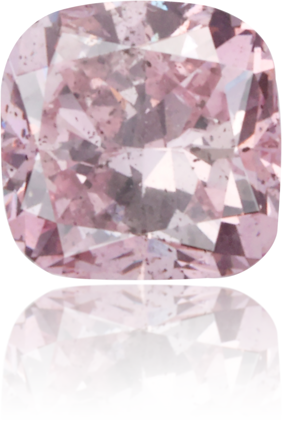 Natural Purple Diamond Cushion 0.46 ct Polished