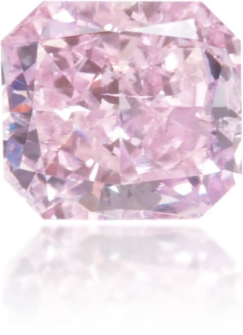 Natural Purple Diamond Rectangle 0.25 ct Polished