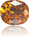 Natural Orange Diamond Oval 0.50 ct Polished