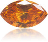Natural Orange Diamond Marquise 0.43 ct Polished