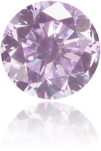 Natural Purple Diamond Round 0.18 ct Polished