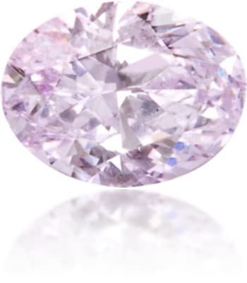 Natural Purple Diamond Oval 0.13 ct Polished