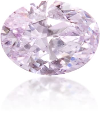 Natural Purple Diamond Oval 0.14 ct Polished