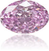Natural Purple Diamond Oval 0.18 ct Polished