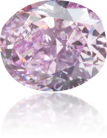 Natural Purple Diamond Oval 0.35 ct Polished