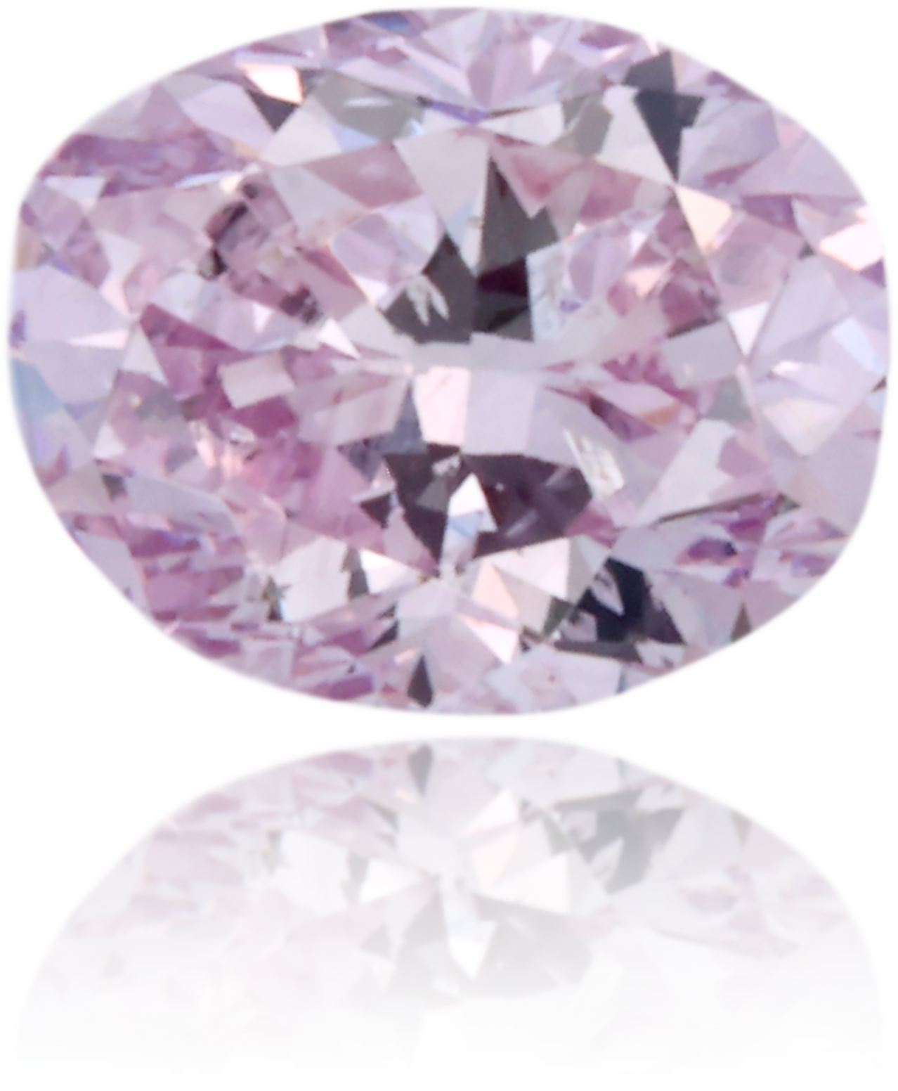 Natural Purple Diamond Oval 0.35 ct Polished