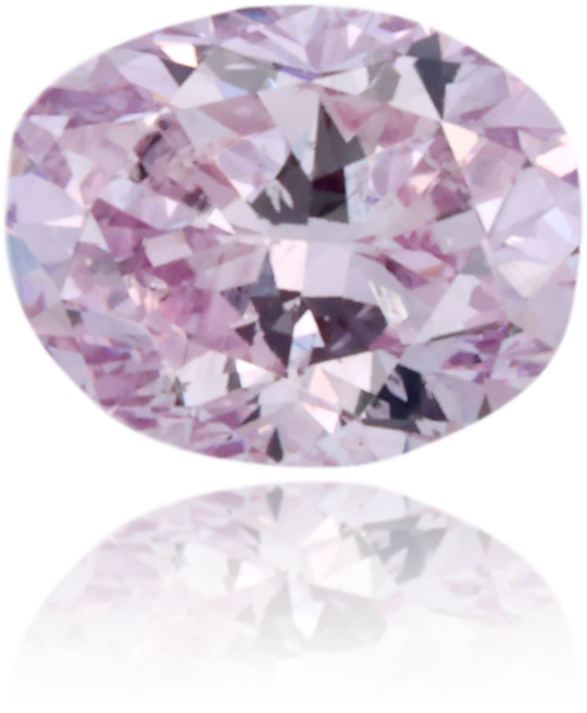 Natural Purple Diamond Oval 0.35 ct Polished