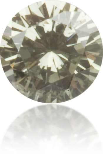 Natural Green Diamond Round 0.10 ct Polished
