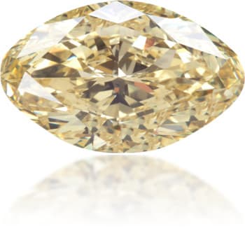 Natural Yellow Diamond Oval 3.10 ct Polished