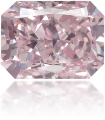Natural Purple Diamond Rectangle 0.53 ct Polished