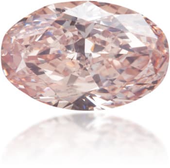 Natural Pink Diamond Oval 0.92 ct Polished