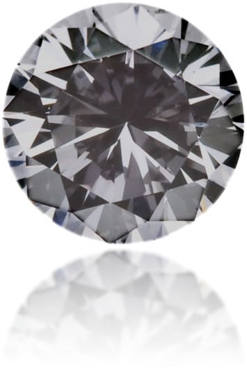 Natural Gray Diamond Round 0.23 ct Polished