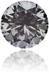 Natural Gray Diamond Round 0.23 ct Polished
