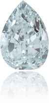 Natural Green Diamond Pear Shape 0.45 ct Polished