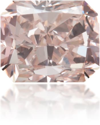 Natural Pink Diamond Rectangle 0.70 ct Polished