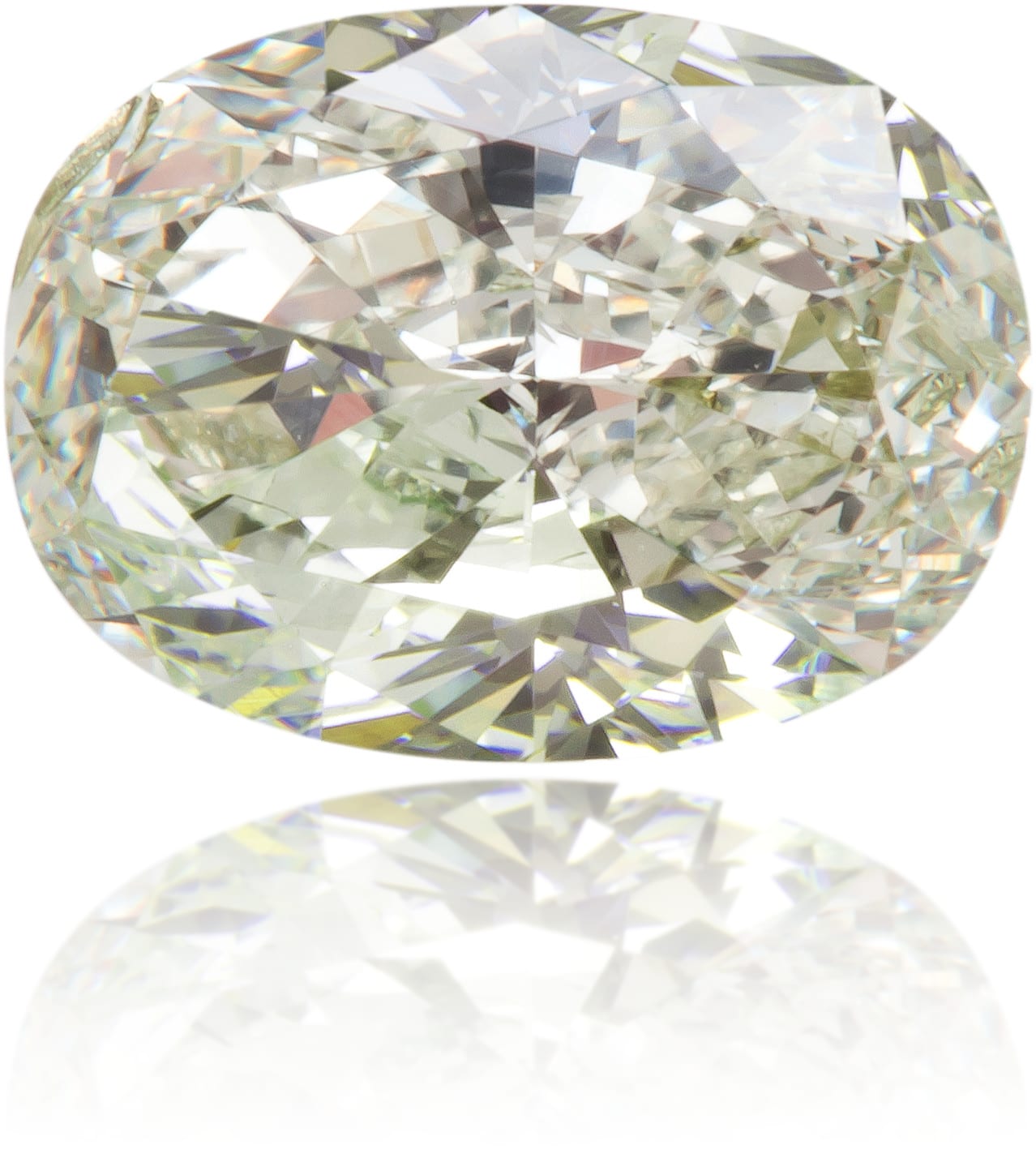 Natural Yellow Diamond Oval 1.10 ct Polished