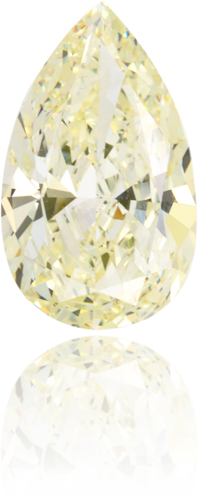 Natural Yellow Diamond Pear Shape 3.96 ct Polished