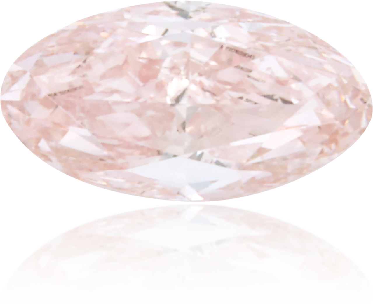 Natural Pink Diamond Oval 0.63 ct Polished