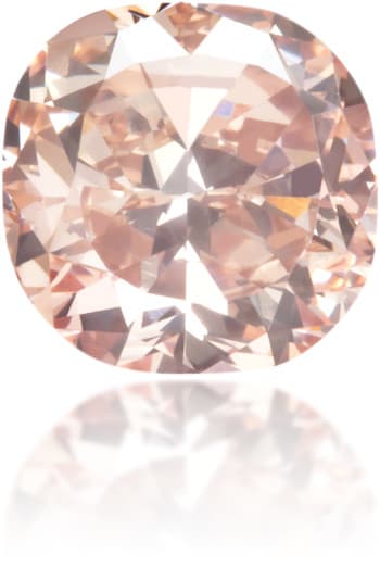 Natural Pink Diamond Square 0.63 ct Polished