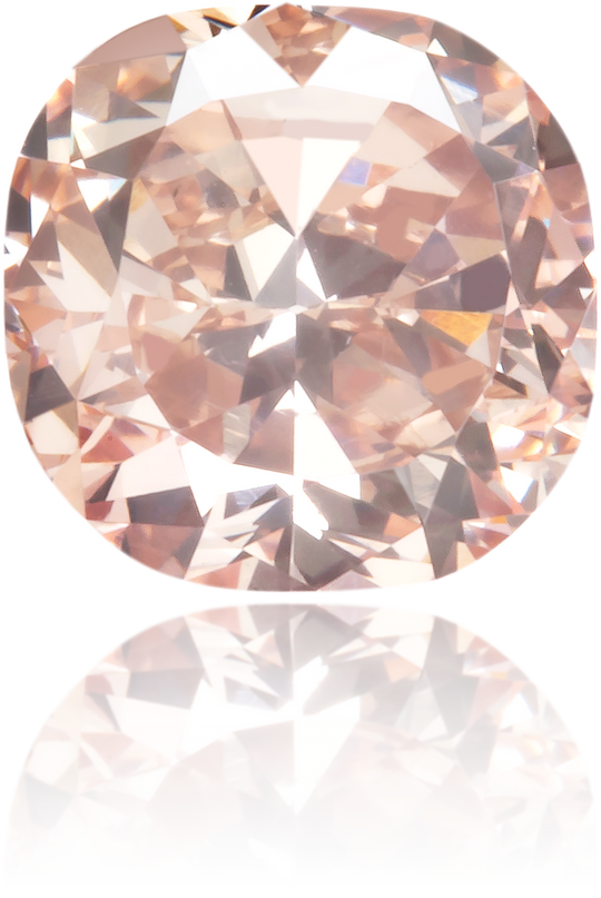 Natural Pink Diamond Cushion 0.63 ct Polished