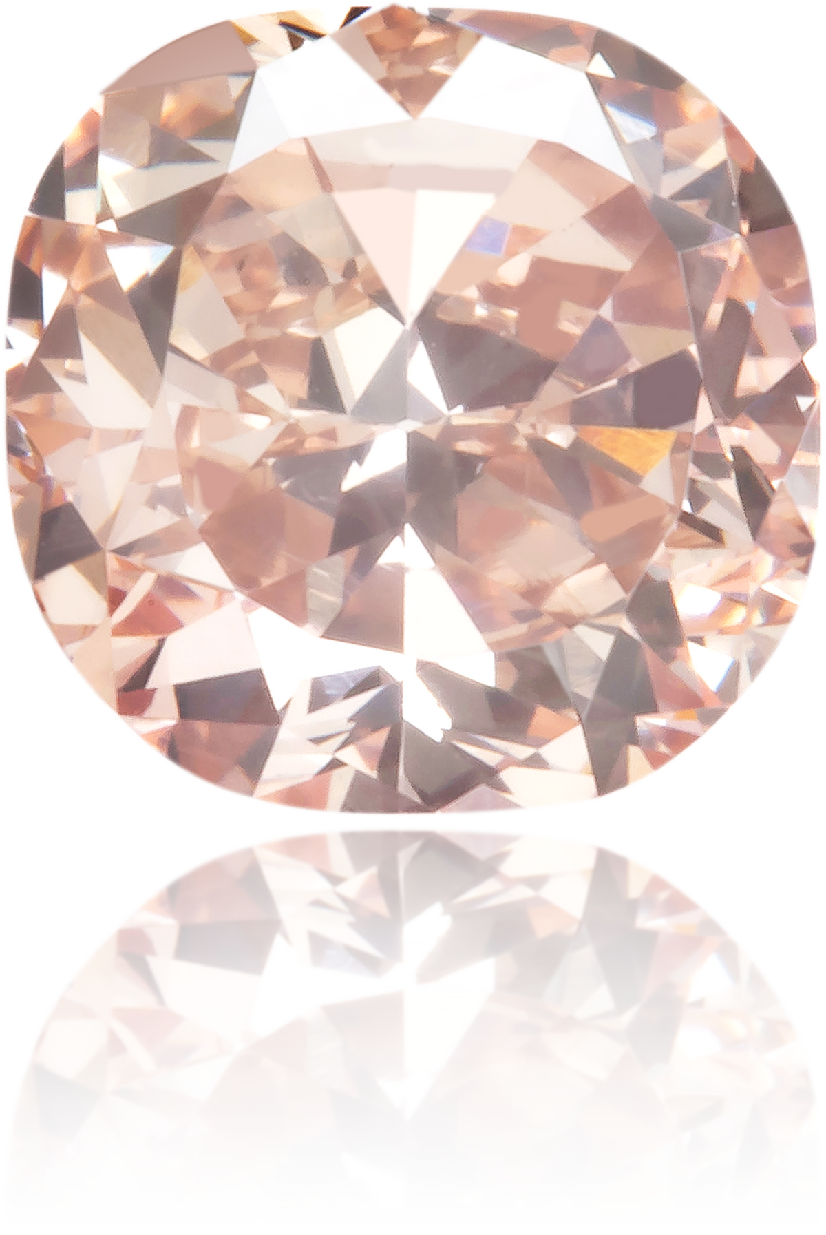 Natural Pink Diamond Cushion 0.63 ct Polished