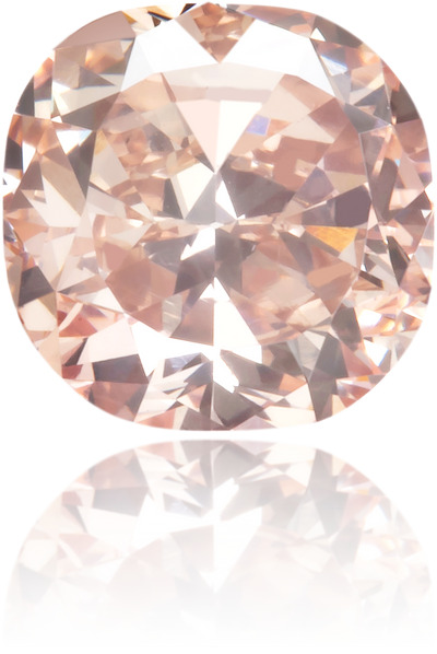 Natural Pink Diamond Cushion 0.63 ct Polished