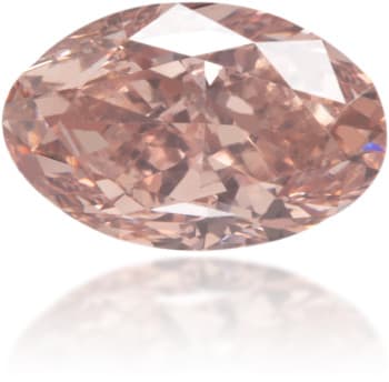 Natural Pink Diamond Oval 0.54 ct Polished