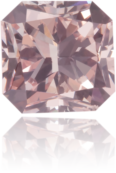Natural Pink Diamond Square 0.37 ct Polished